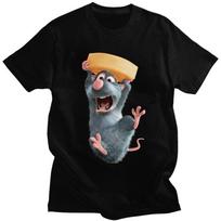 Ratatouille Filmo Animacijos Marškinėliai Vyrams Medvilniniai Marškinėliai Trumpomis Rankovėmis Laisvalaikio Marškinėliai Dovana L