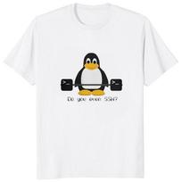 Funny Linux Operating System 3D Printed TShirts Cartoon Penuins Meme Distinctive T Shirt M