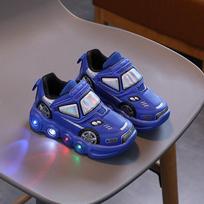 Boys' Light Shoes, Toddler Casual Shoes, Soft Sole Sports Shoes 21 mėlyna