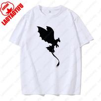 Be danties Šviesos Fūrija Marškinėliai Kaip prisijaukinti slibiną Vyrams Moterims T-shirt Filmo Poros Derinami Medvilniniai Paprasti Marškinėliai Unisex Dovanai S