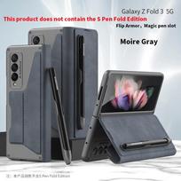 Kortelių lizdas atverčiamas piniginė odinis Fold5 Fold6 Fold7 dėklas Samsung Galaxy Z Fold 7 6 5 4 3 su nuimamu S Pen lizdo laikiklio dangteliu For Galaxy Z Fold 5