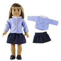 1 rinkinys gražių kasdieninių lėlių drabužių 18 colių amerikietiškai lėlei, daug stilių pasirinkimui A90 fit 18 inch doll