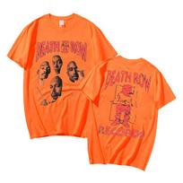 Death Row Records Dvišaliai Grafiniai Marškinėliai Vyrams Moterims Hip Hop Stiliaus Marškinėliai Vyro Retro Marškinėliai Raperio Vyriška Mada Streetwear S