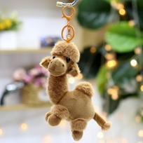 Mielas kupranugario pakabukas pliušinis žaislas Animacinis Dunhuango dykumos kupranugario lėlė raktų pakabukas Kelionės suvenyras lėlė 14 cm
