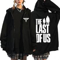 The Last of Us Ženklas Spausdintas Užtraukiamas Gobtuvas Vyrams Moterims Retro Aukštos Kokybės Harajuku Užtraukiamas Džemperis Madingas Per dydį Striukė Gobtuvai XL