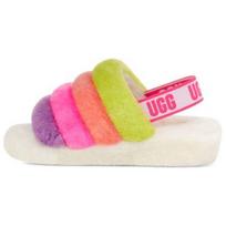 UGG Storas Padas Madingos Šlepetės Moteriškos Šlepetės Baltos 1097169-WHM 36