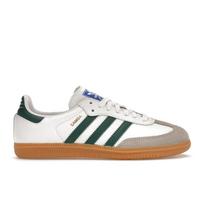 adidas Samba OG Balti Kolegijos Žali Guminiai Unisex Sportbačiai Debesų Baltumo IE3437 35⅔