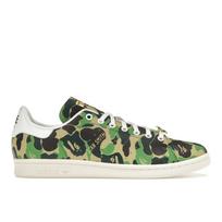 BAPE x adidas Stan Smith 30-ojo jubiliejaus - ABC kamufliažo unisex sportbačiai, daugiaspalviai, debesų baltumo, off-white IG8949 38⅔
