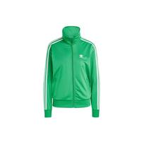 Adidas Originals Adicolor Classics Laisvas Firebird sportinis džemperis su trijų juostų apykakle Moteriški viršutiniai drabužiai Žalias IP0604 M green
