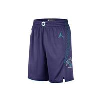 Jordan Charlotte Hornets Statement Edition Šortai Violetiniai/Balti/Žali Vyriški Gatvės Apranga DO9425-566 L blue