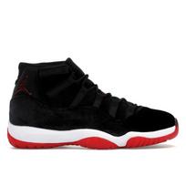 Air Jordan 11 Retro Bred Aksominiai Moteriški Kedai Juodi Gym-Red Balti DB5457-061 36.5