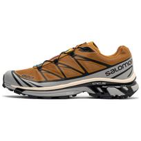 Salomon XT-6 Cathay Spice Nėriniuoti Kvėpuojantys Patvarūs Žemakulniai Laisvalaikio Takų Bėgimo Batai Unisex Sneakeriai Ruda 471365 46⅔