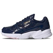 Adidas Originals Falcon Patogūs Madingi Patvarūs Kvėpuojantys Žemi Sportbačiai Moteriški Sportbačiai Tamsiai Mėlyni FV1119 36