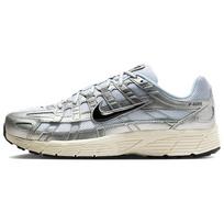 Nike P 6000 Balti Metalinio Sidabro Plokščio Sidabro Juodi Sportbačiai CD6404-105 41 sidabras