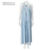 Anime Padmė Cosplay Fantazija Amidala Naktiniai su petnešėlėmis Miego suknelė Filmo Kosminio mūšio kostiumas Kaukė Suaugusioms moterims Fantazijos apranga S 40-45kg smėlis