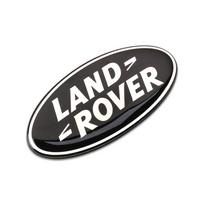 Automobilio priekinės grotelės galinio bagažinės emblema lipdukas priekinė galinė emblema ženklelis lipdukas Land Rover SVR Discovery Velar Evoque Freelander Range Rover L322 juoda