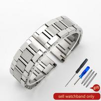Nerūdijančio plieno laikrodžio apyrankė Cartier Tank Tank Lun Pier Key Wine Barrel Atspari prakaitui Vyriška Moteriška Laikrodžio Apyrankės Aksesuarai 20 23mm 16mm