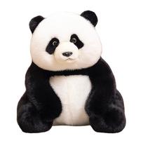 Realistiški dideli pliušiniai žaislai Panda Kūdikis Pliušinis žaislas Mielos Pandos Lėlės Super Minkšta Pagalvė apkabinimui Vaikams Gimtadienio Dovanos Namų Dekoravimas about 28cm