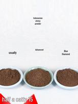 Indoneziškas Nanmu smilkalų milteliai lazdelių ir spiralių gamybai - Mėlynojo deimanto mišinys Standard Indonesian Adhesive Powder 250g