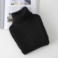 Merginos aukštu kaklu megztas megztinis: Jaukus, stilingas ir universalus rudeniui bei žiemai Size 120 (110-120cm) gray