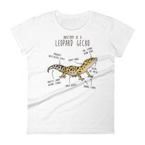 Leopard Gecko Shirt Men Tshirt, Pet Reptile Lover Gift, Funny Lizard T-Shirt, Cute Gecko Tee, Anatomy Herpetologist Animal Tee XL gray
