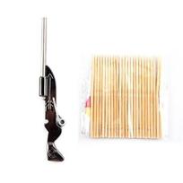 Mini dantų krapštukas Guntoy dantų krapštukas Juokingi medžiokliniai šaudymo žaislai lauke dekompresinis ginklas medžioklinis ginklas žaislai žaislai dovanos juoda