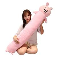 BTS apkabinamas miego pagalvė BT21 Kpop Minkšta pagalvės lėlė 90cm rožinė