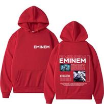 Reperis Eminem The Slim Shady Lp Naujas Albumas Prekės Su Gobtuvu Vyriškas Retro Stiliaus Hip Hop Palaidinė Y2K Pop Muzika Ilgomis Rankovėmis Gobtuvėlis S raudona