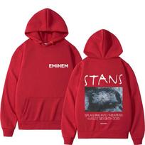 Reperis Eminem Gerbėjų Albumas Naujas Džemperis Vyriškas Hip Hop Rock Gotikinis Puloveris Megztinis Retro Ypač Dydžio Vilnos Ilgomis Rankovėmis Džemperis su Gobtuvu S