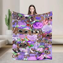 Bassie Dandys Pasaulis Super Minkštas pledas stovyklavimui Pliušiniai patalynės užvalkalai Flanelinis lovatiesis Sofos užvalkalas 40x50inch 101x127cm