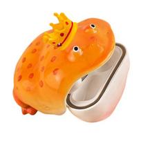 Ugly Crown Frog Earbud Case for AirPods 1/2/3/4/Pro 36925 Bluetooth-compatible Wireless Earphone Charging Case Cover E geltona