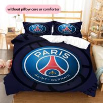 Paris Saint-Germain Futbolo Klubo Raštas Patalynė Namų Dekoras Gimtadienio Dovana (1 * užvalkalas antklodei + 2 * užvalkalai pagalvėms, be užpildo) 135x200cm