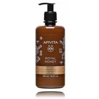 Apivita Royal Honey Shower Gel With Essential Oils dušo gelis su eteriniais aliejais - 500 ml.