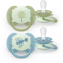 Philips Avent Ultrasoft Night SCF094/05 18+m čiulptukas Neutral 2 vnt.