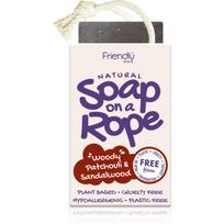 Friendly Soap Soap on a Rope Patchouli & Sandalwood natūralus muilas ant virvelės 95 g