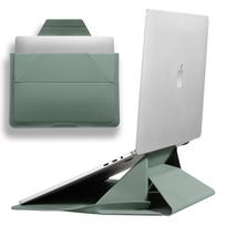 MOFT nešiojamojo kompiuterio dėklas, suderinamas su MacBook, dūminės turkio spalvos, atstumiantis vandenį, vandeniui atsparus, daugiafunkcis, stovas, Air/MacBook Pro/iPad/nešiojamajam kompiuteriui,