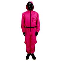 Long Sleeved One-piece Cosplay For Both Men And Women XXL karšta rožinė spalva