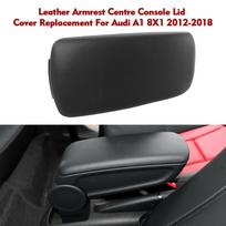 Lther Armrest Centre Console Lid Cover Replacement For  A1 8X1 2012-2018 Black