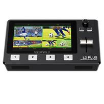 FeelWorld L2 Plus HDMI Live Stream Switcher with Built-In 5.5" LCD Monitor Tiesioginių transliacijų įranga