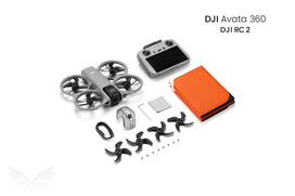 DJI Avata 360 dronas su DJI RC 2 valdymo pultu