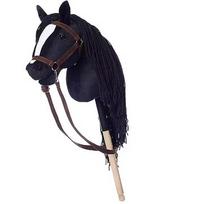 Tootiny Horse on a stick HOPPIHORSE Hobby Horse A3 black M01A302