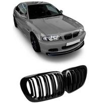 Performance priekinės grotelės skirtos BMW E46 coupe / convertible (99-03),  juodos blizgios