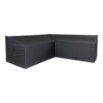 Lauko baldų uždangalas | 100 x 65/90 x 195/252 cm | Juoda