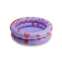 Pripučiamas kūdikių baseinas "Purple hearts"