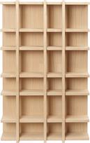Ferm Living Sieninė lentyna Tilem 4x6, natūralaus ąžuolo