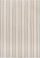 Ferm Living Pledas Twill dryžuotas, 180 x 260 cm, kreminės baltos spalvos