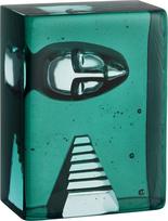 Kosta Boda Dekoracija Azur Stairs petrol blue