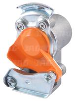 DC214639 Geltona pneumatinė jungtis su integruotu filtru M16X1,5