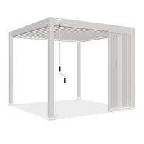 Vertikalios žaliuzės pavėsinėms Pergola ELEGANCE/DELUXE/FUSION 1 m, balta (93 cm)