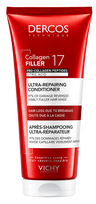 VICHY Dercos Collagen Filler 17 Ultra-Repairing, stiprinantis kondicionierius, 200 ml